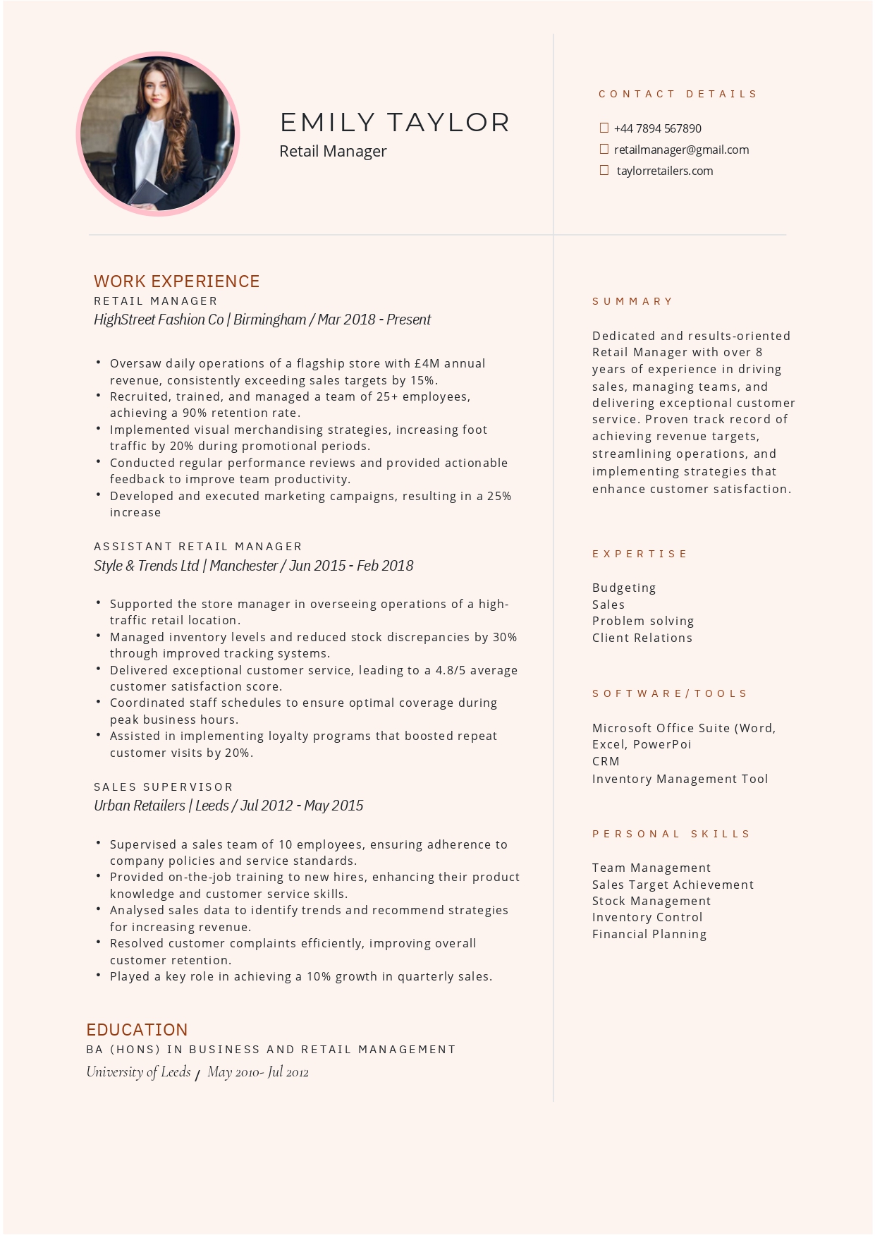 Retail-Manager-Resume